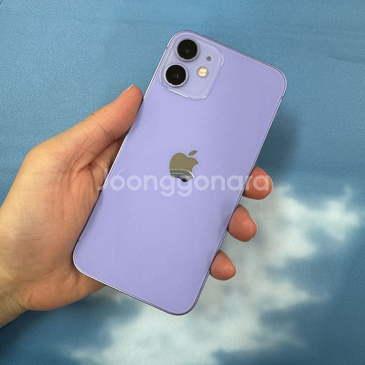 아이폰12미니 64기가 퍼플 공기계 저가폰 중고폰 서브폰 세컨폰 학생폰--0