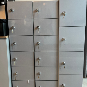 5단 2개 + 4단 1개 회색 신발장