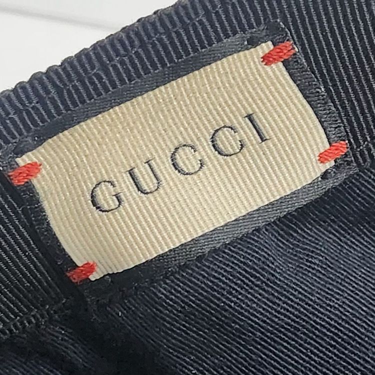 [M] 구찌 블랙 GG 모노그램 볼캡 모자 200035 이미지