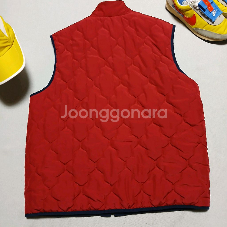 NIKE 나이키 양면 퀄팅 패딩 조끼 베스트 자켓 빈티지 구제--3