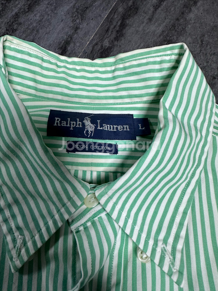 폴로 랄프로렌 스트라이프 셔츠--4