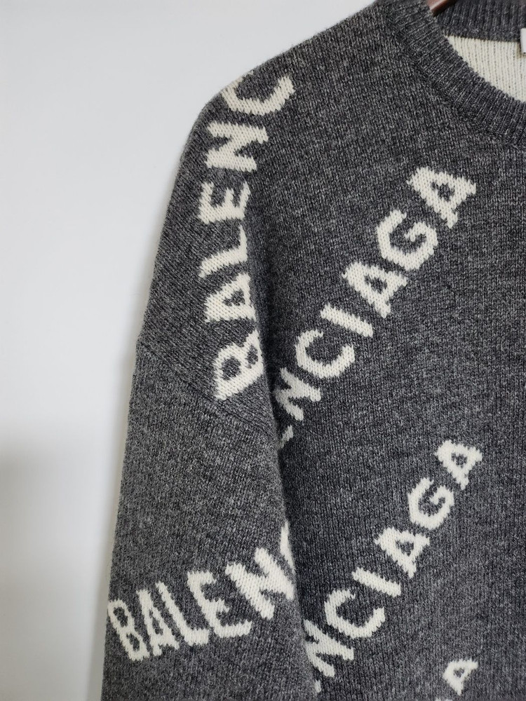 M 발렌시아가 멀티로고 여성 니트 620983 T1567 1382 이미지