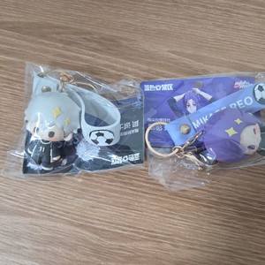 일괄)블루록 미니돌 공식 소프트 젤 피규어 키체인 나기 레오