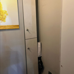 열쇠형 탈의실 4개 화이트