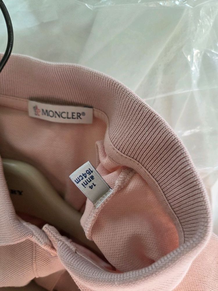 몽클레어키즈 14y 핑크 원피스 여자44 55 가능 이미지