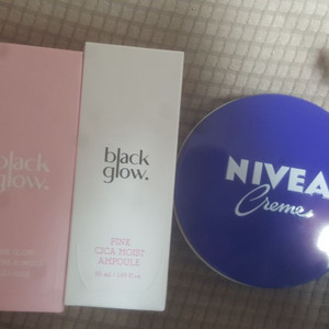 블랙글로우 핑크시카앰플,엔자임 클렌저,니베아크림 일괄