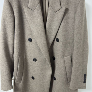 마마가리 / 캐시미어 더블코트 카키베이지 / 48사이즈