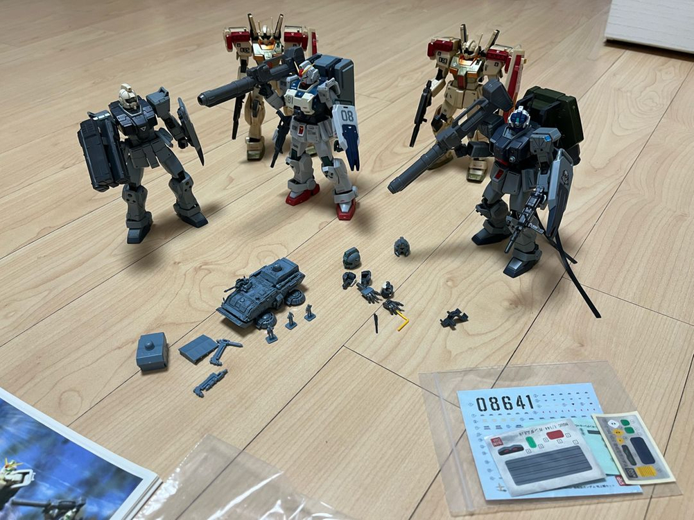 HG 짐, 로봇혼 육전형 건담, 호바트럭 외 판매--0