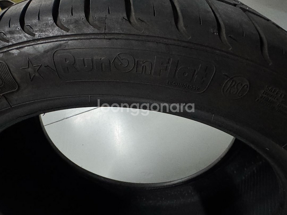 굿이어 Efficient Grip 런플랫 타이어 225 45 18 1짝--1