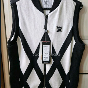 어뉴골프 여성 하이브리드 방풍조끼 새상품