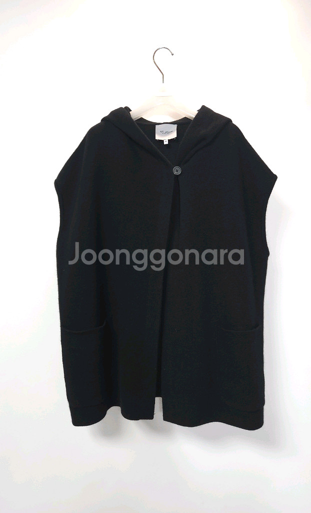 센존 2024 후드 케이프 니트 베스트 탑 M 사이즈--0