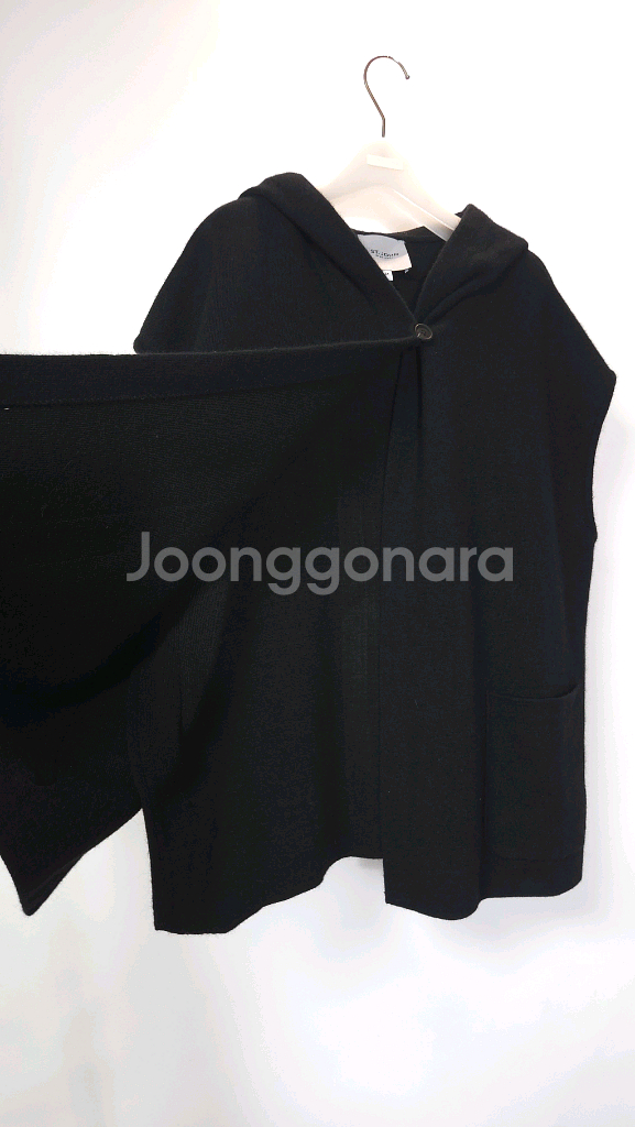 센존 2024 후드 케이프 니트 베스트 탑 M 사이즈--2