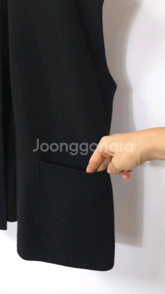 센존 2024 후드 케이프 니트 베스트 탑 M 사이즈--4