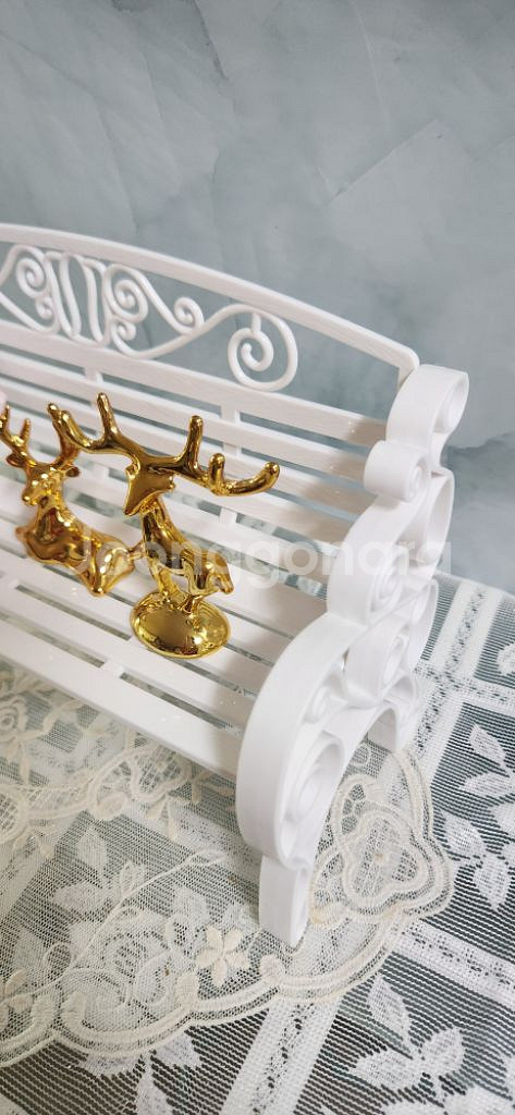 새상품)벤치 사슴세트 새집 새 일괄 인테리어소품--2