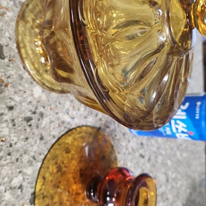 빈티지 유리 캔들홀더와 오브제 셋트 일괄