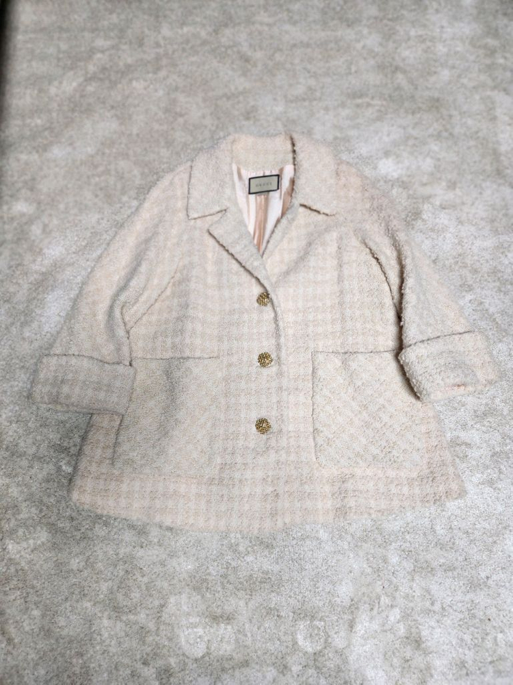 (매장판정품) 구찌 여성 울 트위드코트 40(55-66)--0