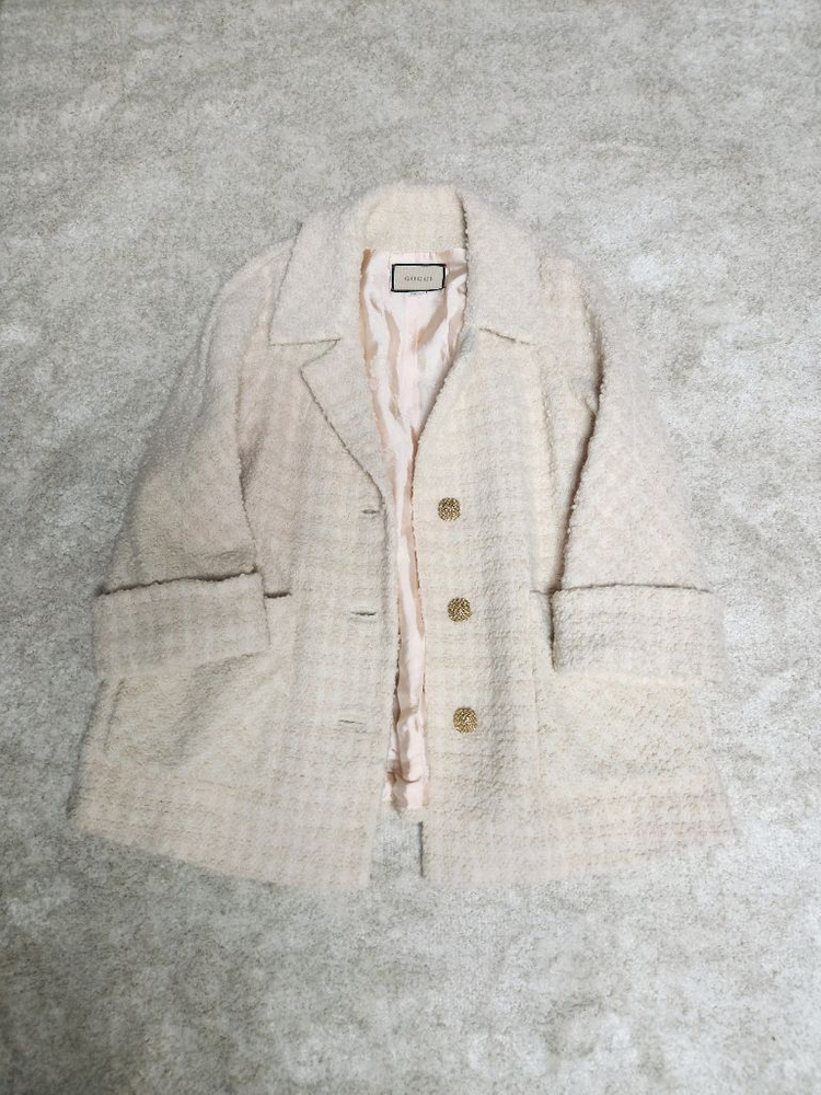 (매장판정품) 구찌 여성 울 트위드코트 40(55-66)--2