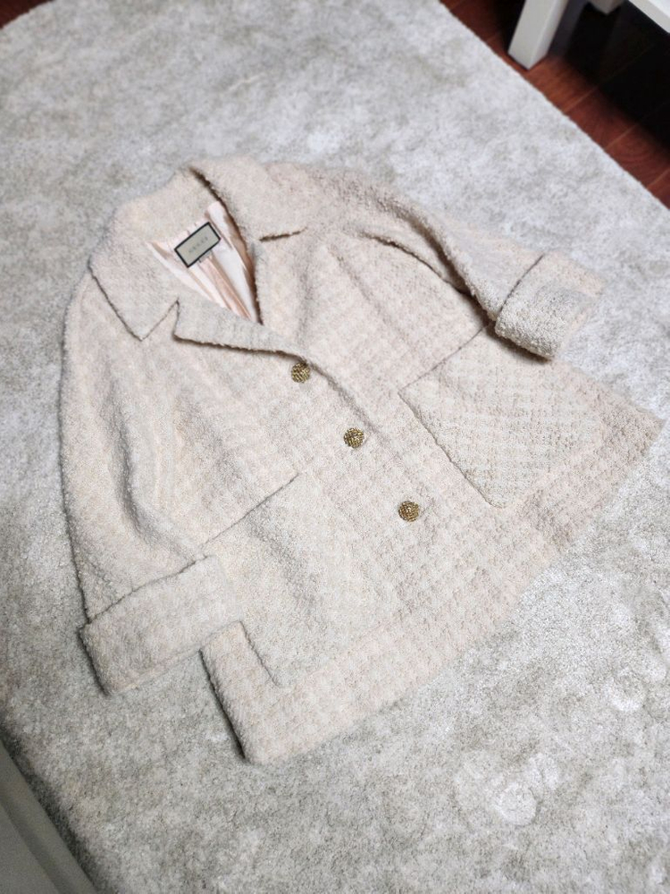 (매장판정품) 구찌 여성 울 트위드코트 40(55-66)--3