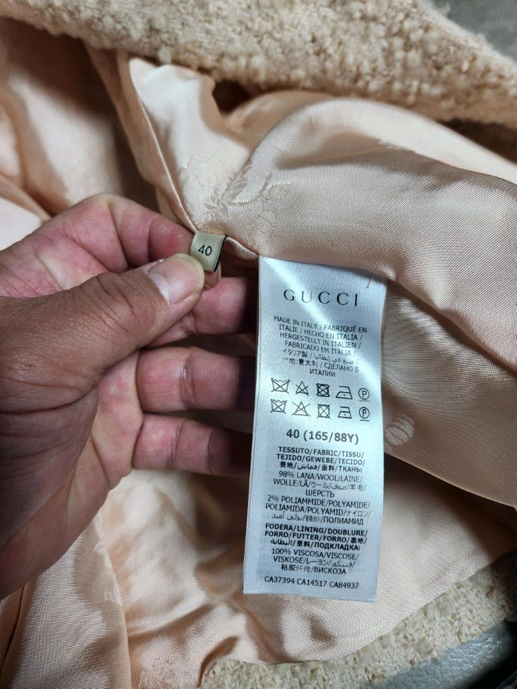 (매장판정품) 구찌 여성 울 트위드코트 40(55-66)--7