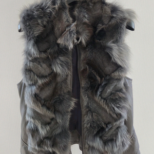 양가죽 밍크 베스트