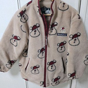 리미떼두두 뽀글이 곰돌이 양털 점퍼 3XL 사이즈