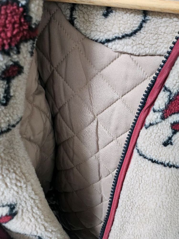 리미떼두두 뽀글이 곰돌이 양털 점퍼 3XL 사이즈--5