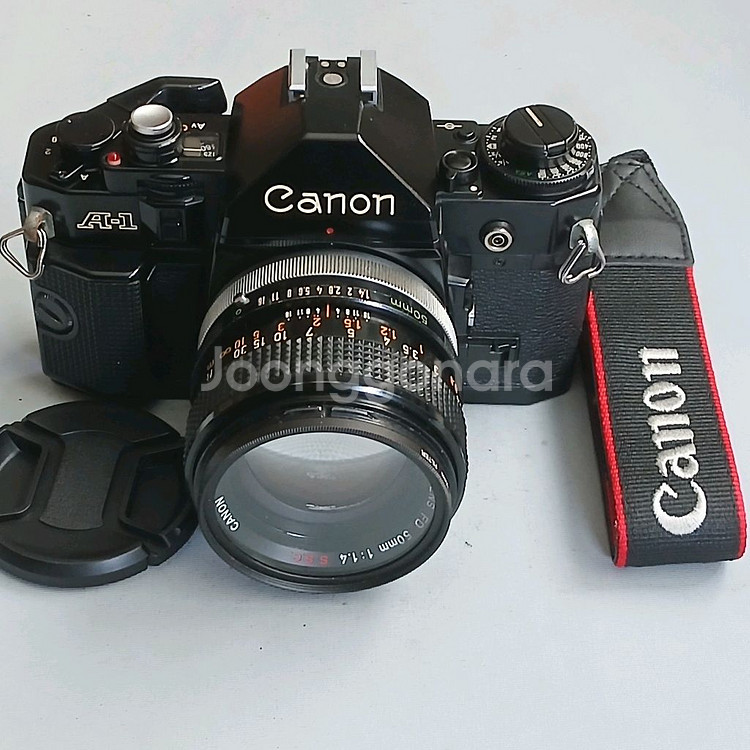A-1 필름카메라 + 50mm f/1.4 렌즈 세트--0