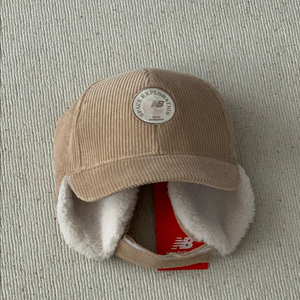 뉴발란스키즈 코듀로이 귀달이캡 방한 모자 52사이즈 (새상품)