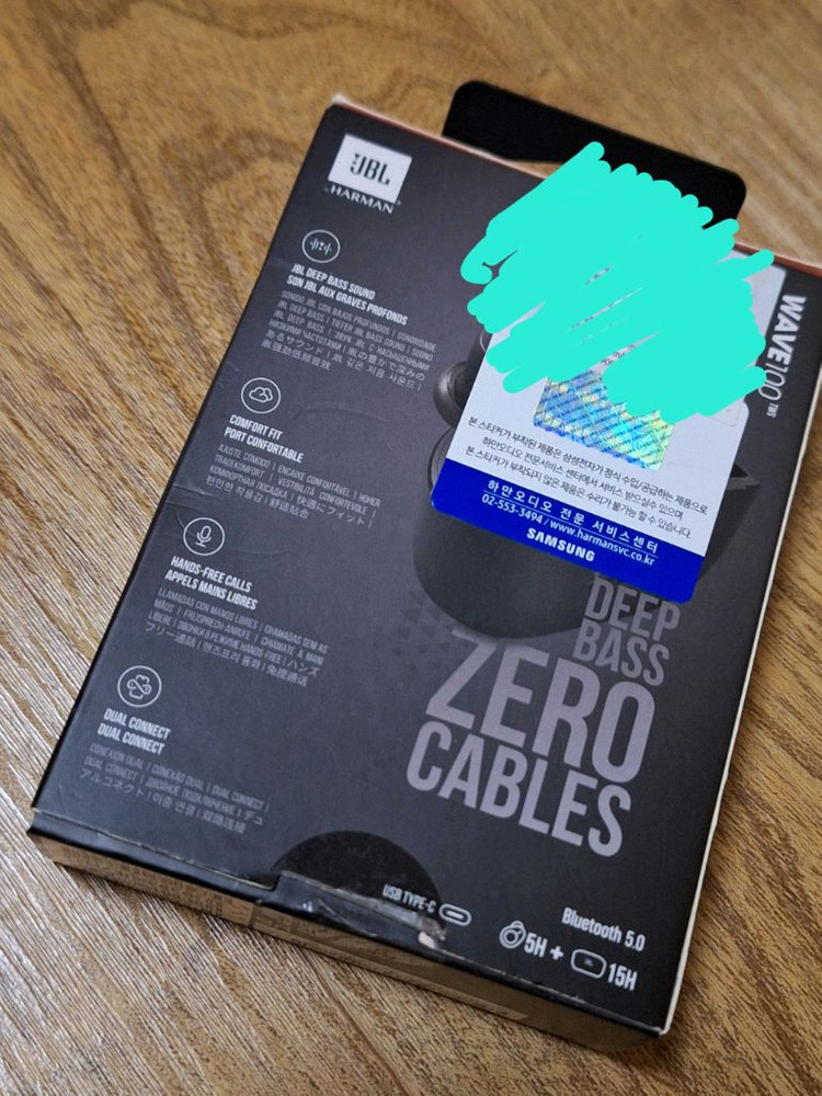 JBL WAVE 100 tws 블랙--1