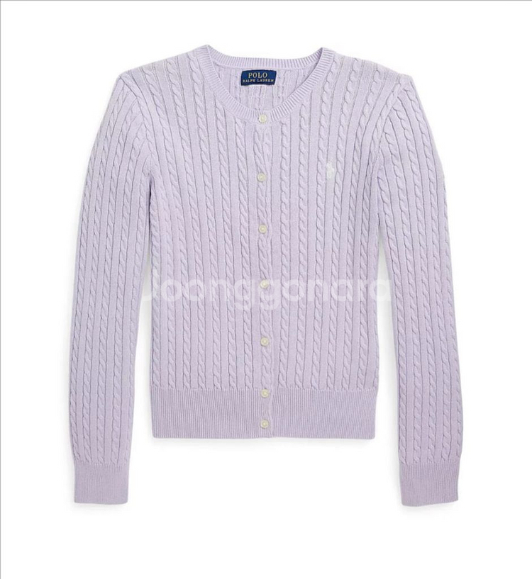 폴로 랄프로렌 케이블 니트 가디건 5t--0