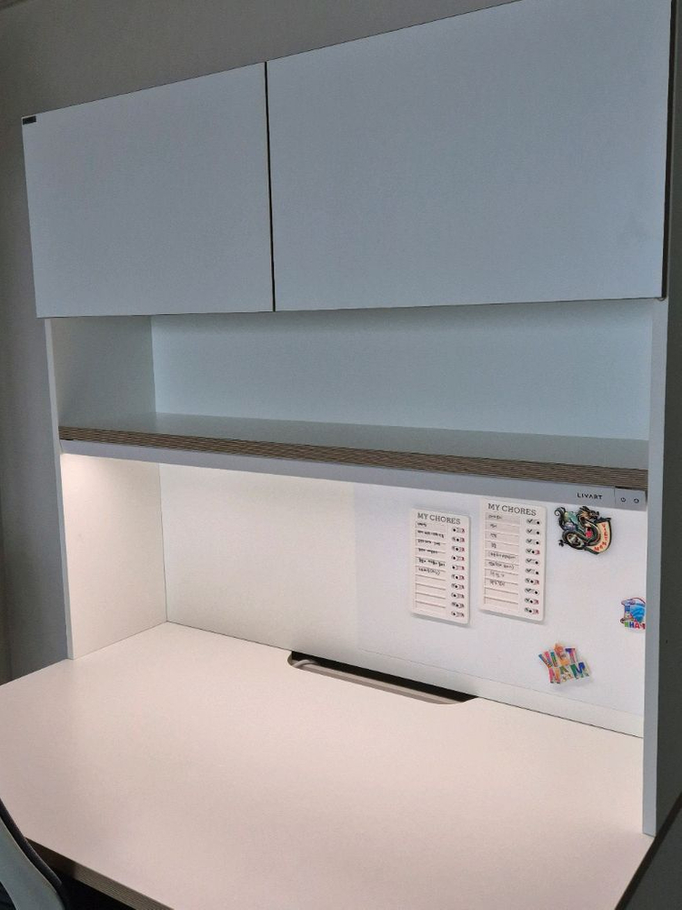 리바트 리토 초등학생책상 주니어책상 이동식서랍 린백책상의자 사무용의자 풀세트로 판매합니다--5