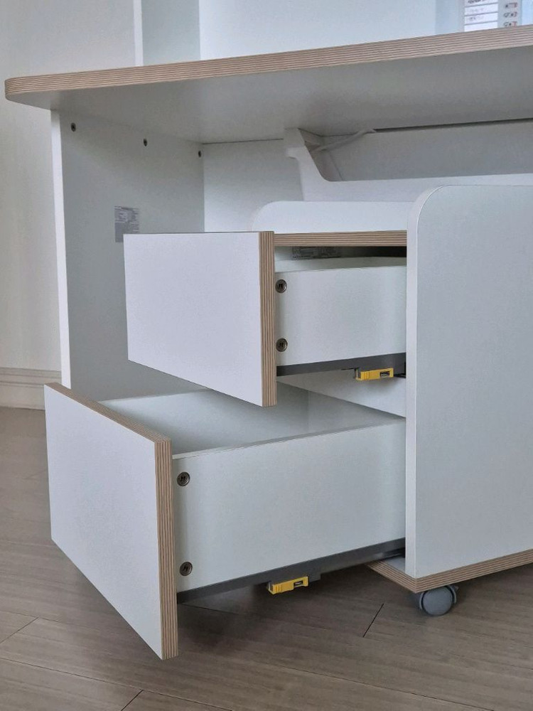 리바트 리토 초등학생책상 주니어책상 이동식서랍 린백책상의자 사무용의자 풀세트로 판매합니다--7