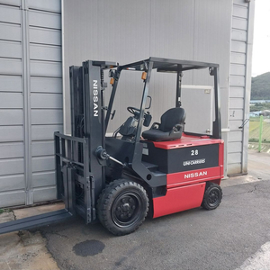 닛산 전동지게차 2.8톤 3단4300MM 사이드쉬프트 장착 2023년식상품배터리