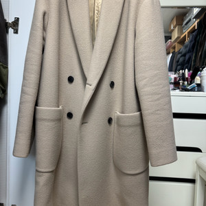 오버핏 더블 코트