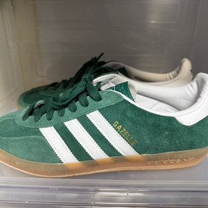 아디다스 가젤 265 인도어 컬리지에이트 그린 클라우드 화이트 JI2062 이미지