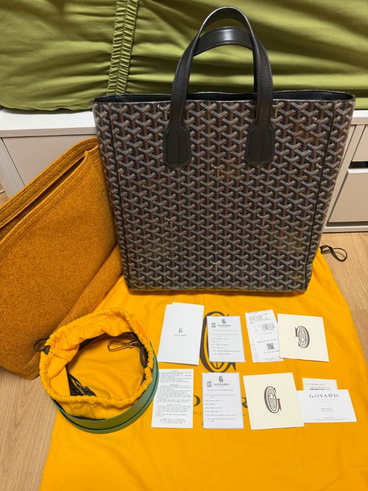 (새상품급) 고야드 볼테르 토트백 풀구성--1