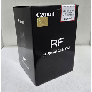 캐논 RF 28-70mm F2.8 IS STM 미개봉 팝니다.