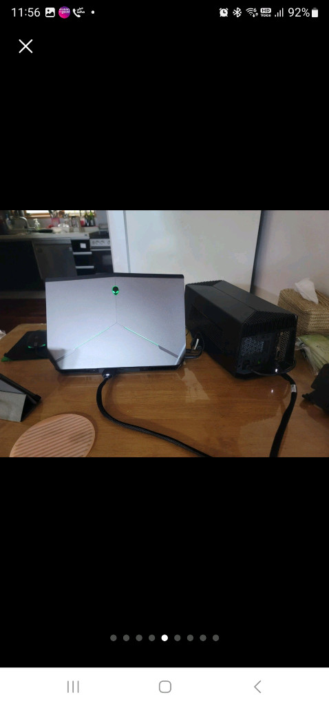 Alienware 15 R2 노트북, 그래픽 증폭기, RTX 2060super 세트 이미지