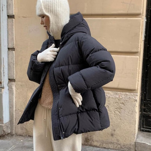 공드린 켈렌 후디 하프 패딩