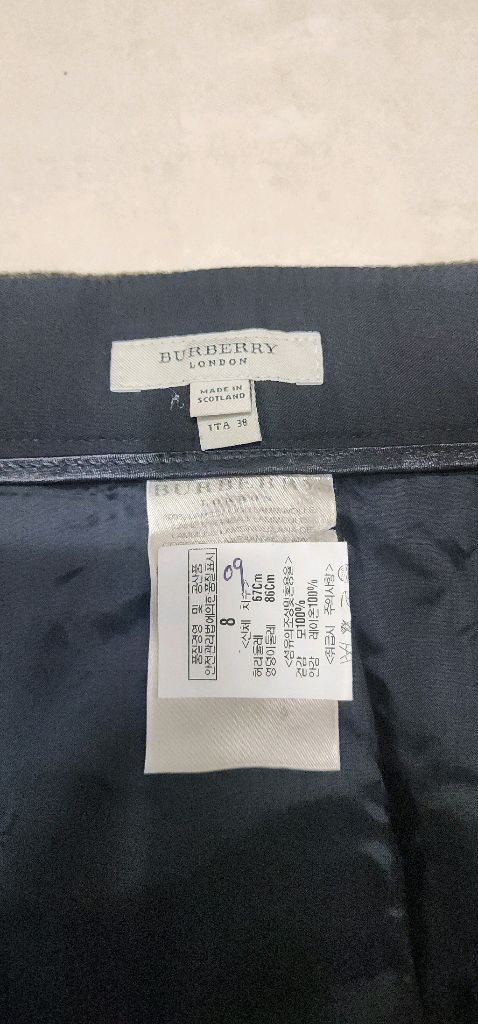 버버리 울 랩스커트 44~55/ 진도 라쿤퍼베스트--4