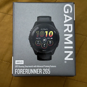 가민 포러너 265 블랙 / 화이트 국내공식 미개봉 판