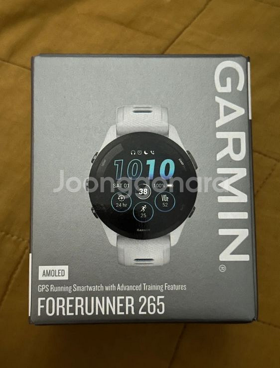 가민 포러너 265 블랙 / 화이트 국내공식 미개봉 판--1