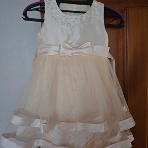 상태굿> 아이보리 여아 드레스 (5세~6세)