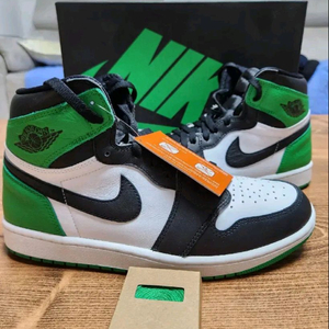 [280]에어조던1 블랙 앤 럭키 그린