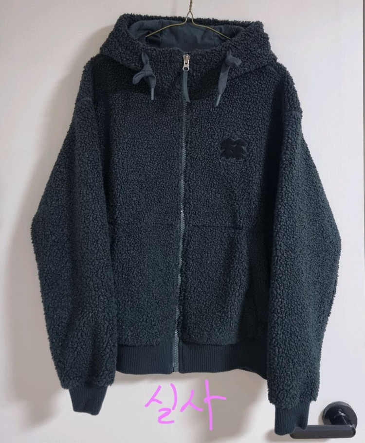 [코오롱스포츠] 남녀공용 솔리드 플리스 후디 재킷--4