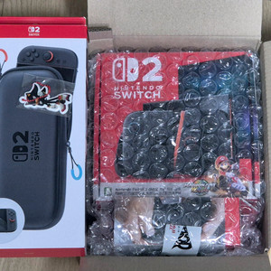 [미개봉] 닌텐도 스위치2 마리오카트 월드세트 + 프로컨트롤러 + 휴대용 케이스