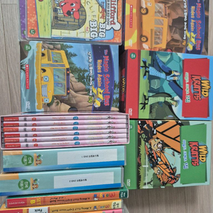 영어 dvd(신기한스쿨버스 와일드크래츠 클리포드 등)