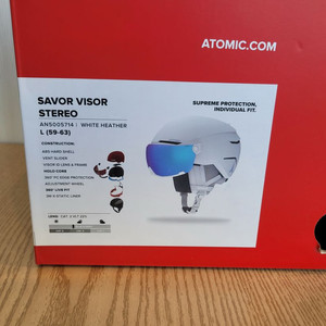 아토믹 성인용 스키 보드 고글 일체형 헬멧