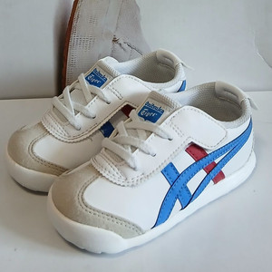 오니츠카타이거 키즈145운동화 화이트블루