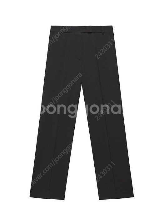 인스턴트펑크 클래식 스트레이트 핏 슬랙스 블랙 스몰--2